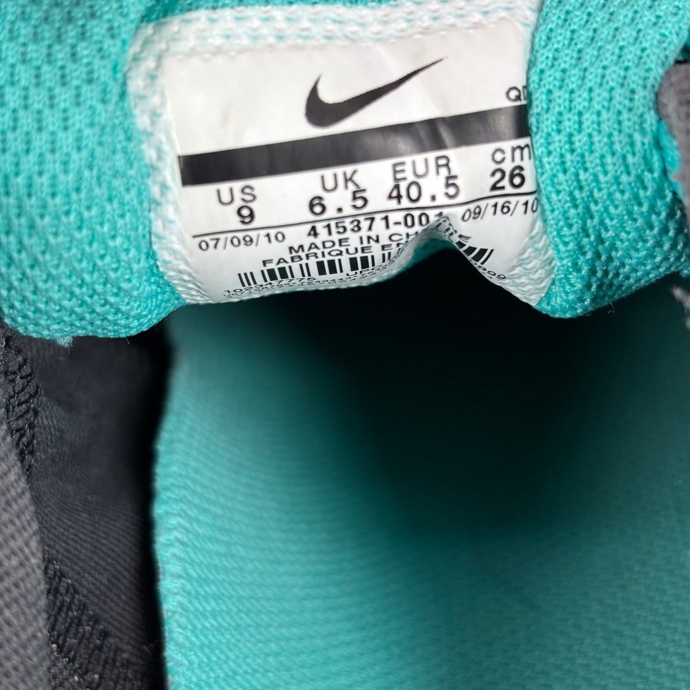 Nike Air Max Tailwind 3 Womens Running Shoes Black Grey Teal 415371-001 Size 9 - Picture 7 of 8